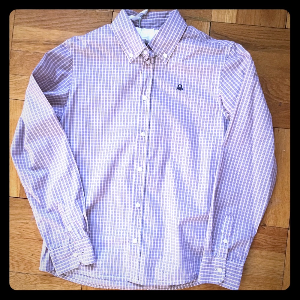 💯% Cotton Dress Shirt, United Colors of Benneton